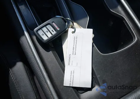 2019 Honda Accord Sport из США, поврежденный, VIN 1HGCV1F36KA164731